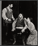 Paul Lipson, Mimi Turque and unidentified in the stage production Fiddler on the Roof
