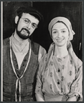 Peter Marklin and Mimi Turque in the stage production Fiddler on the Roof