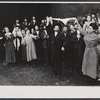 Paul Lipson, Peg Murray and ensemble in the stage production Fiddler on the Roof