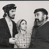 Paul Lipson and unidentified others in publicity for the stage production Fiddler on the Roof