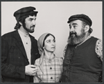 Paul Lipson and unidentified others in publicity for the stage production Fiddler on the Roof