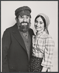 Jan Peerce and unidentified in the stage production Fiddler on the Roof