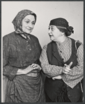 Mimi Randolph and Ruth Jaroslow in publicity for the stage production Fiddler on the Roof