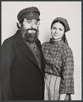 Jan Peerce and unidentified in the stage production Fiddler on the Roof