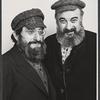 Jan Peerce and Paul Lipson in the stage production Fiddler on the Roof