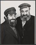 Jan Peerce and Paul Lipson in the stage production Fiddler on the Roof