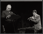 Louis Guss and Gordon Dilworth in the stage production Flora, the Red Menace