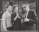 Anthony Ray, Wendy Hiller and Eric Portman in the stage production Flowering Cherry