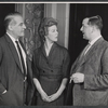 Eric Portman, Wendy Hiller and unidentified in the stage production Flowering Cherry