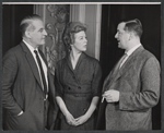 Eric Portman, Wendy Hiller and unidentified in the stage production Flowering Cherry