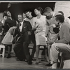 Micki Grant, Glory Van Scott, Avon Long, Jack Crowder (Thalmus Rasulala), Jim Bailey, Thelma Oliver, Gerald Price and unidentified actor in the stage production Fly Blackbird
