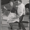 Glory Van Scott and Jack Crowder (Thalmus Rasulala) in the stage production Fly Blackbird