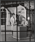 Leonard Parker, Helon Blount and unidentified [left] in the stage production Fly Blackbird