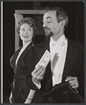 Gladys Holland and Robert Pirk in the stage production Fools Are Passing Through