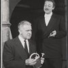 Herbert Voland [left] and unidentified in the stage production Fools Are Passing Through