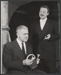 Herbert Voland [left] and unidentified in the stage production Fools Are Passing Through