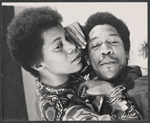 Novella Nelson and Morgan Freeman in the stage production Four for One
