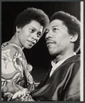 Novella Nelson and Morgan Freeman in the stage production Four for One