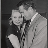 Ann Todd and Peter Cookson in rehearsal for the stage production Four Winds