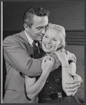 Peter Cookson and Ann Todd in rehearsal for the stage production Four Winds