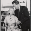 Ann Todd and Peter Cookson in rehearsal for the stage production Four Winds