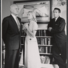 Conrad Nagel, Ann Todd and Peter Cookson in rehearsal for the stage production Four Winds