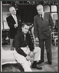 Conrad Nagel, Peter Cookson and James Rennie in the stage production Four Winds