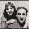 Tresa Hughes and Gene Hackman in rehearsal for the stage production Fragments/The Basement