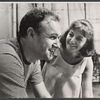 Gene Hackman and Tresa Hughes in rehearsal for the stage production Fragments/The Basement