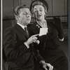 Alvin Epstein and Hermione Gingold in rehearsal for the stage production From A to Z