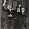 Elliott Reid, Hermione Gingold and Alvin Epstein in rehearsal for the stage production From A to Z