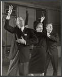 Elliott Reid, Hermione Gingold and Alvin Epstein in rehearsal for the stage production From A to Z