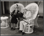 Hermione Gingold and Alvin Epstein in the stage production From A to Z