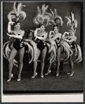 Isabelle Farrell [left], Virginia Vestoff [center] and unidentified others in the stage production From A to Z