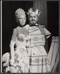 Joan Diener and Howard Da Silva in the stage production La Belle