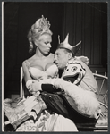 Joan Diener and Menasha Skulnik in the stage production La Belle
