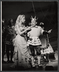 Joan Diener and Menasha Skulnik in the stage production La Belle