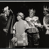 Howard Da Silva, Menasha Skulnik and unidentified others in the stage production La Belle