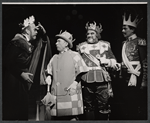Howard Da Silva, Menasha Skulnik and unidentified others in the stage production La Belle