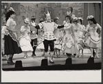Menasha Skulnik [center] and unidentified others in the stage production La Belle