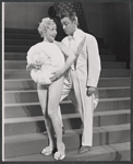 Colette Brosset and Robert Dhéry in the stage production La Plume de Ma Tante