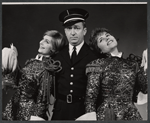 Jean Lefevre [center] and unidentified others in the stage production La Plume de Ma Tante