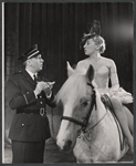 Robert Dhéry and Colette Brosset in the stage production La Plume de Ma Tante