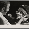 Alan Schneider and Bernadette Peters in publicity photo for the stage production La Strada