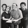 Larry Kert, Bernadette Peters, Alan Schneider and Alvin Ailey in publicity still for the stage production of La Strada