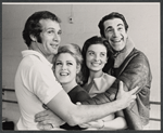 Larry Kert, Bernadette Peters, Vincent Beck and unidentified in publicity photo for the stage production La Strada