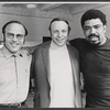 Alan Schneider, Alvin Ailey and unidentified in publicity photo for the stage production La Strada
