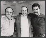 Alan Schneider, Alvin Ailey and unidentified in publicity photo for the stage production La Strada