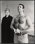 Bernadette Peters and Vincent Beck in publicity photo for the stage production La Strada