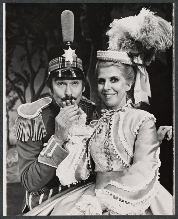 Richard Curnock and Donna Curtis in the stage production Lady Audley's ...